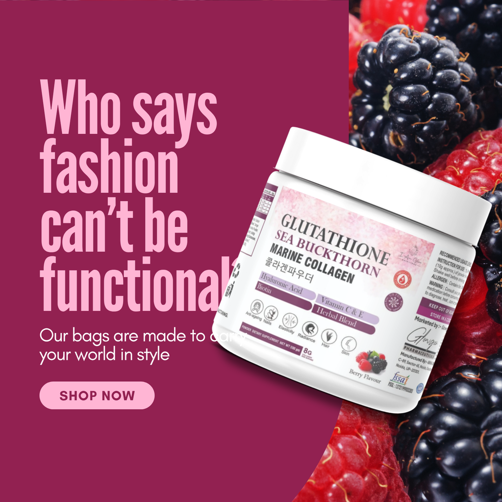 Glow Glutathione Sea Buckthorn Marine Collagen Powder Combo